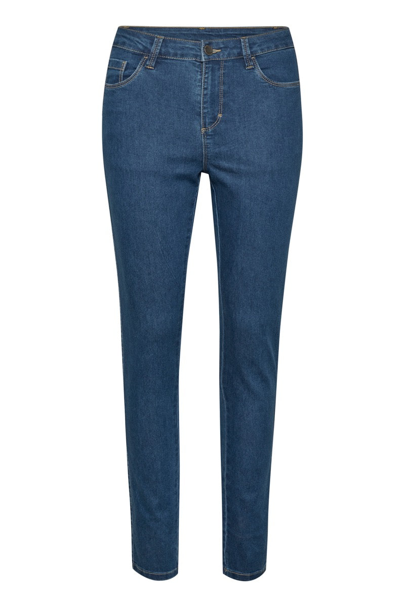 KAFFE Vicky Jeans Medium Blå Denim
