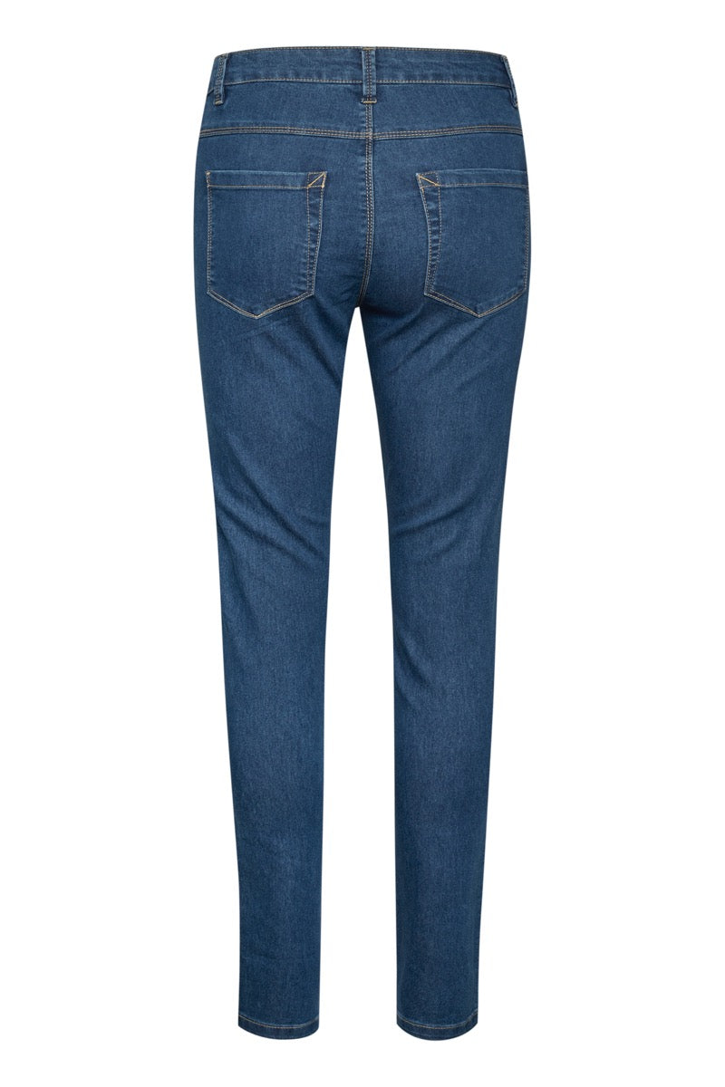 KAFFE Vicky Jeans Medium Blå Denim