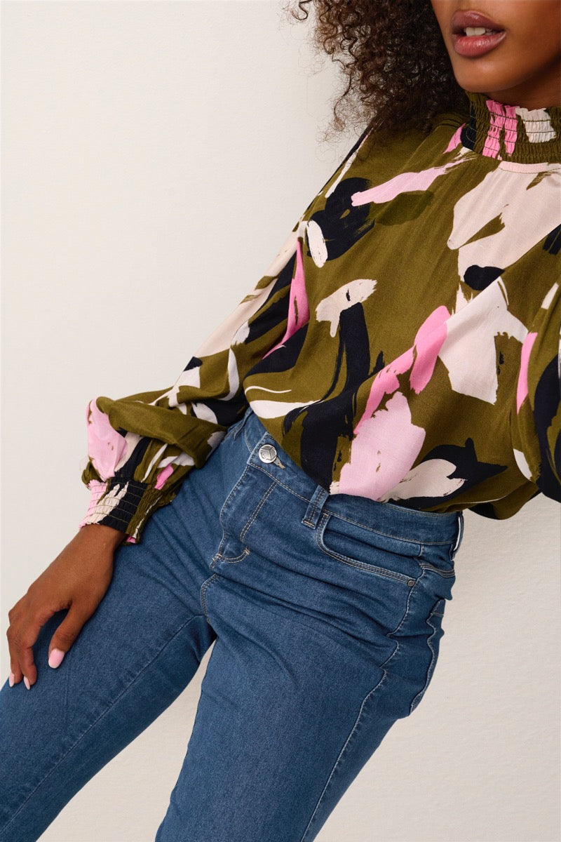 KAFFE Vicky Jeans Medium Blå Denim