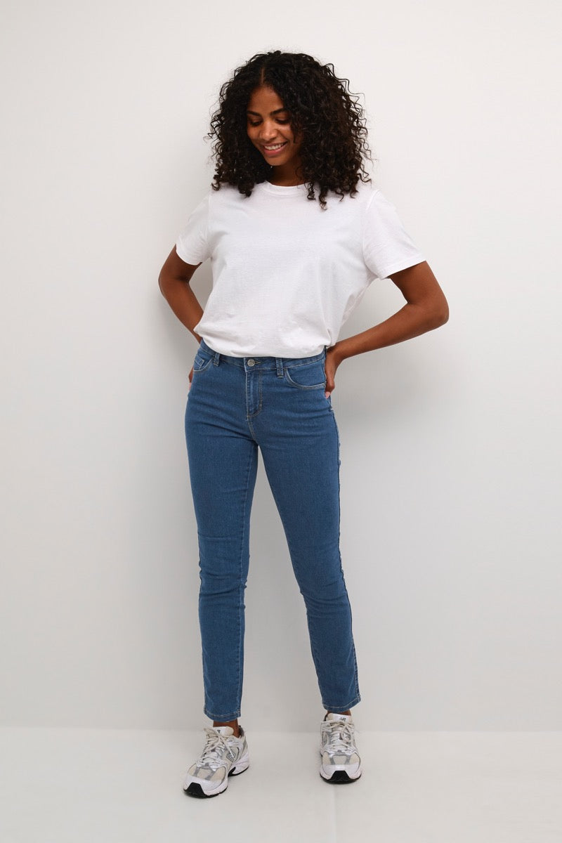 KAFFE Vicky Jeans Medium Blå Denim