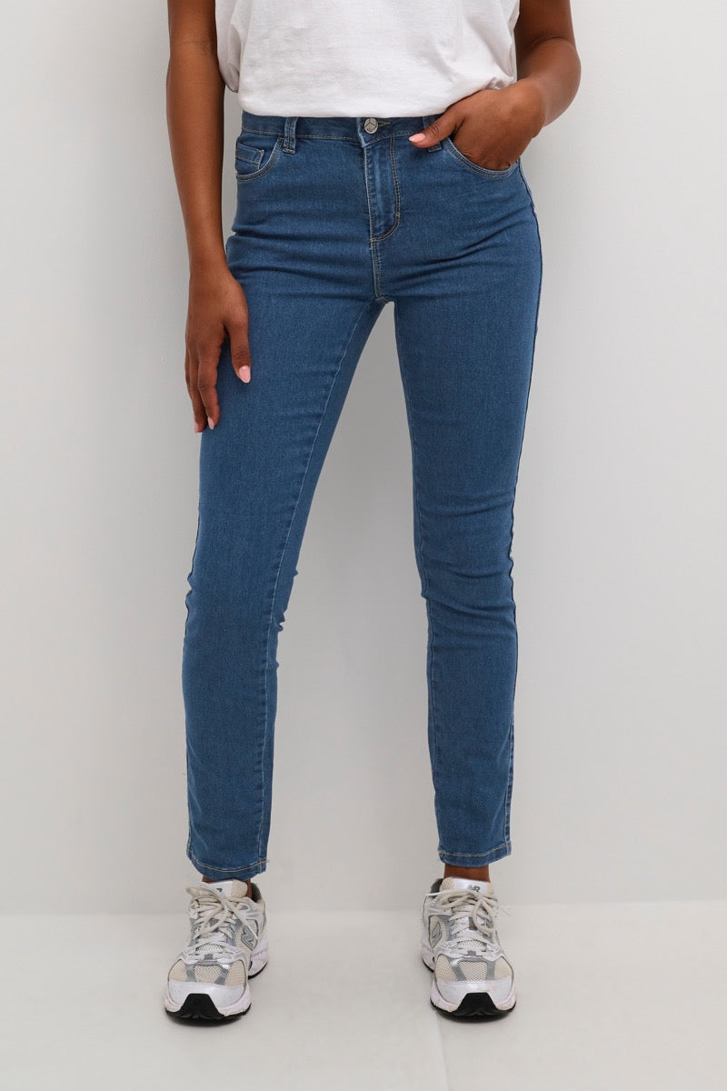 KAFFE Vicky Jeans Medium Blå Denim