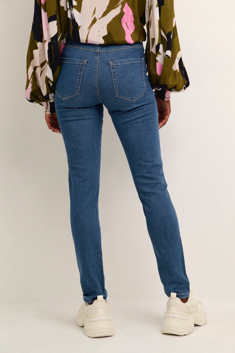 KAFFE Vicky Jeans Medium Blå Denim