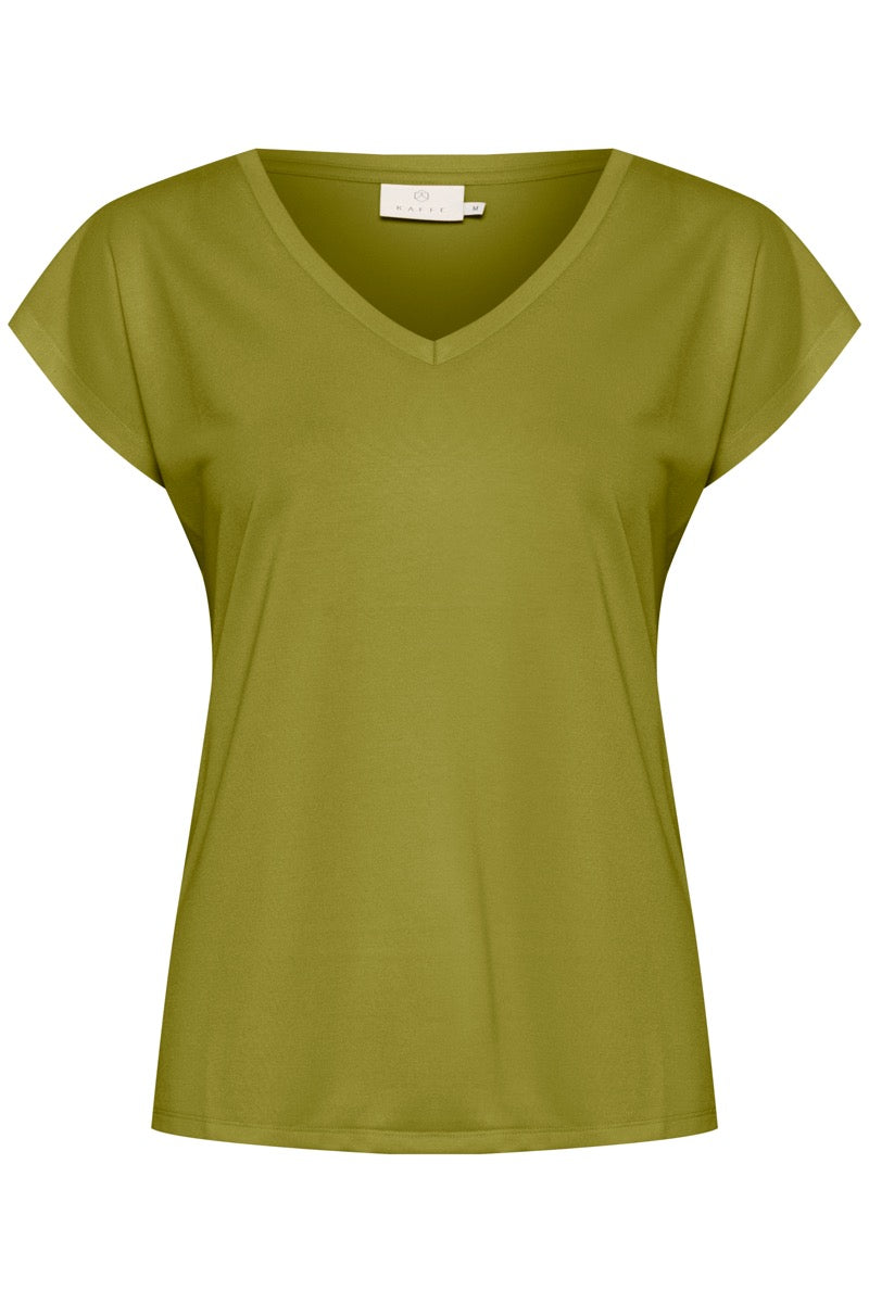 KAFFE Lise T-shirt Calla Grøn