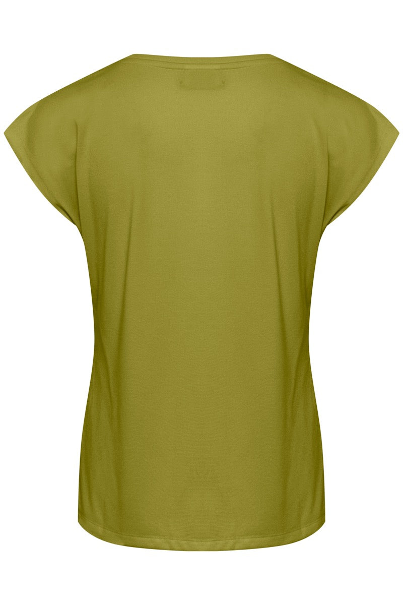 KAFFE Lise T-shirt Calla Grøn