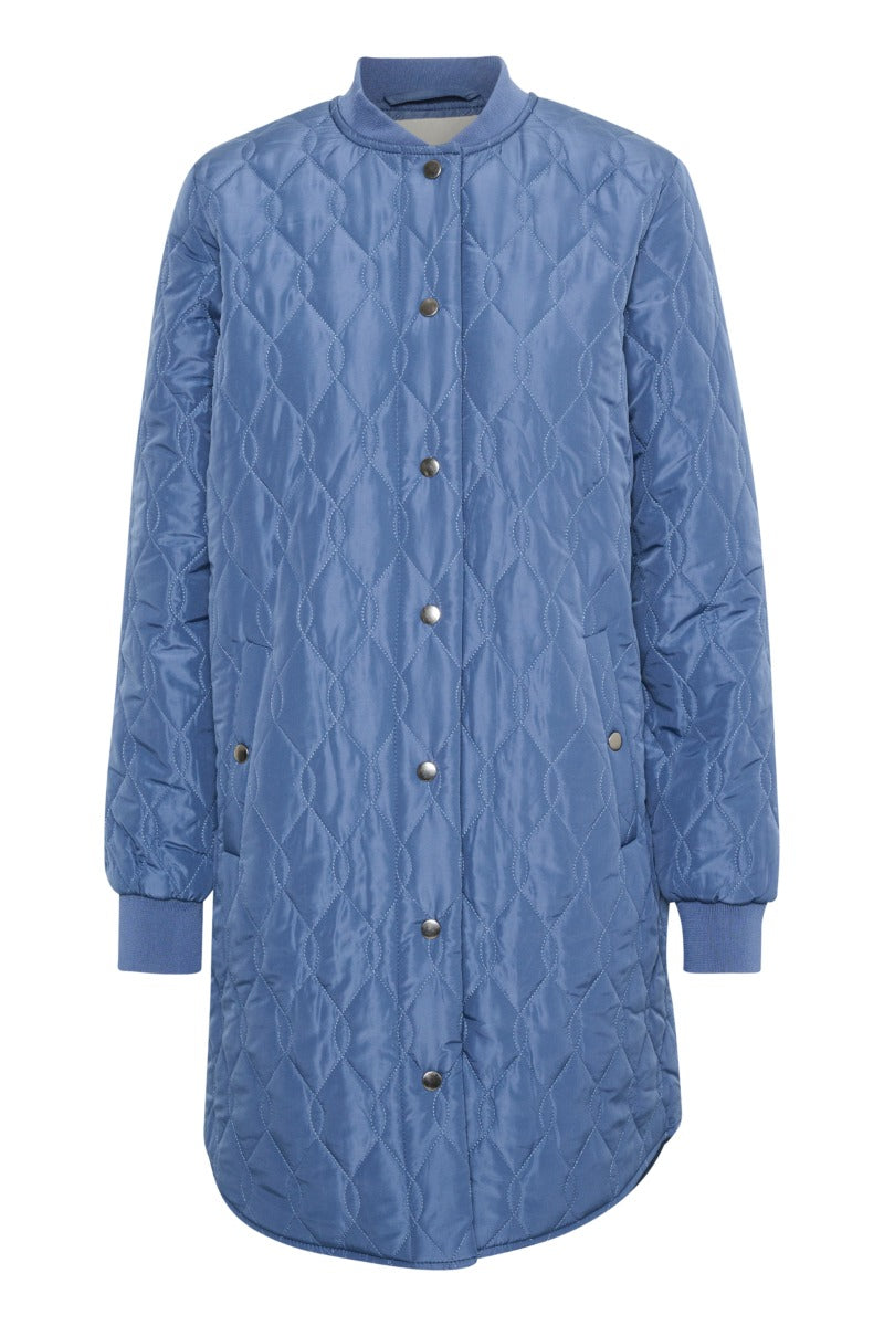 KAFFE Shally Quilted Jakke Blå