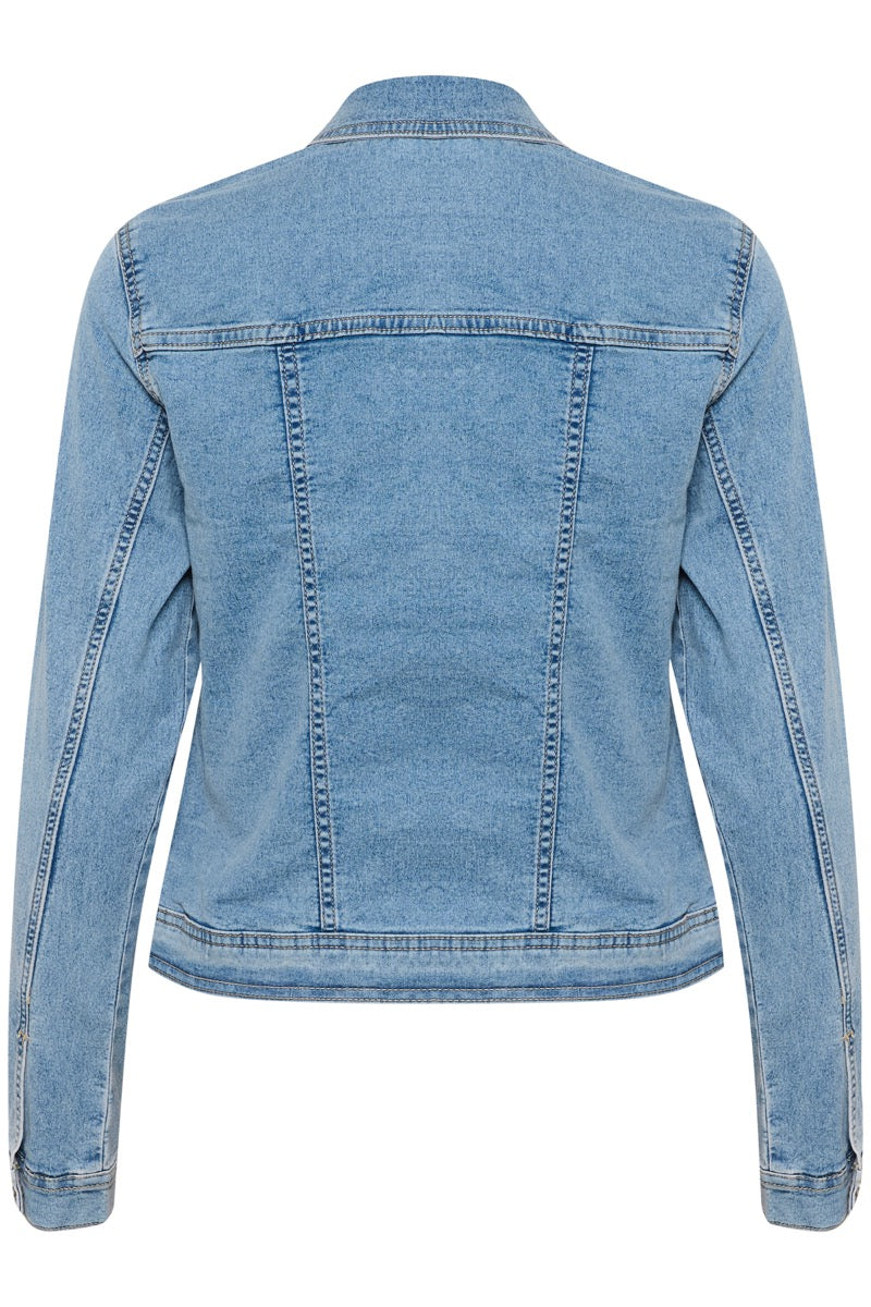 KAFFE Vicky Jeans Jakke Lys Blå