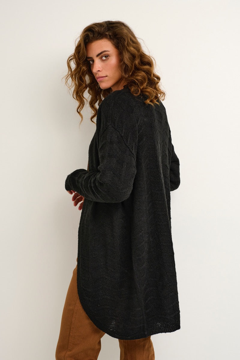 KAFFE Emria Strik Cardigan Deep Sort