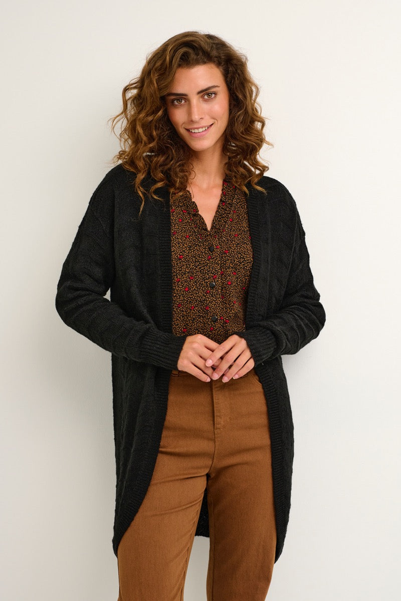 KAFFE Emria Strik Cardigan Deep Sort