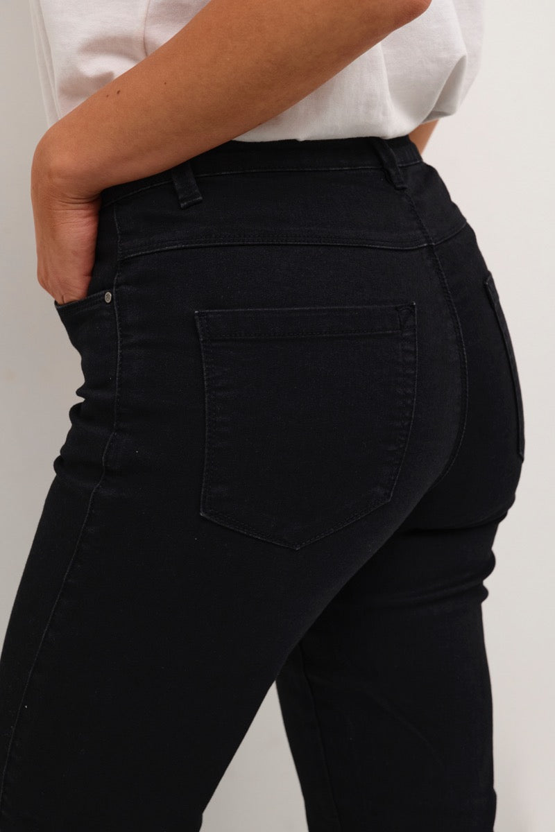 KAFFE Vicky Straight Jeans Deep Sort