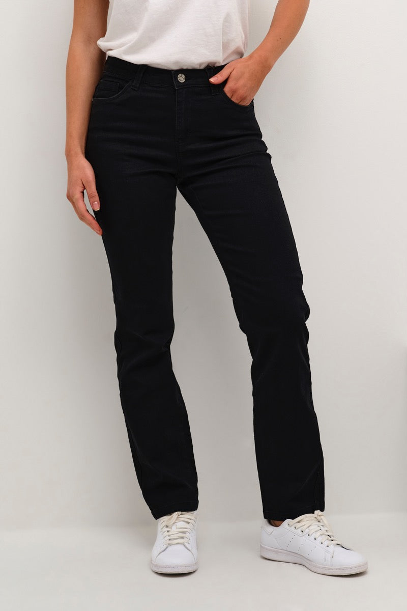 KAFFE Vicky Straight Jeans Deep Sort