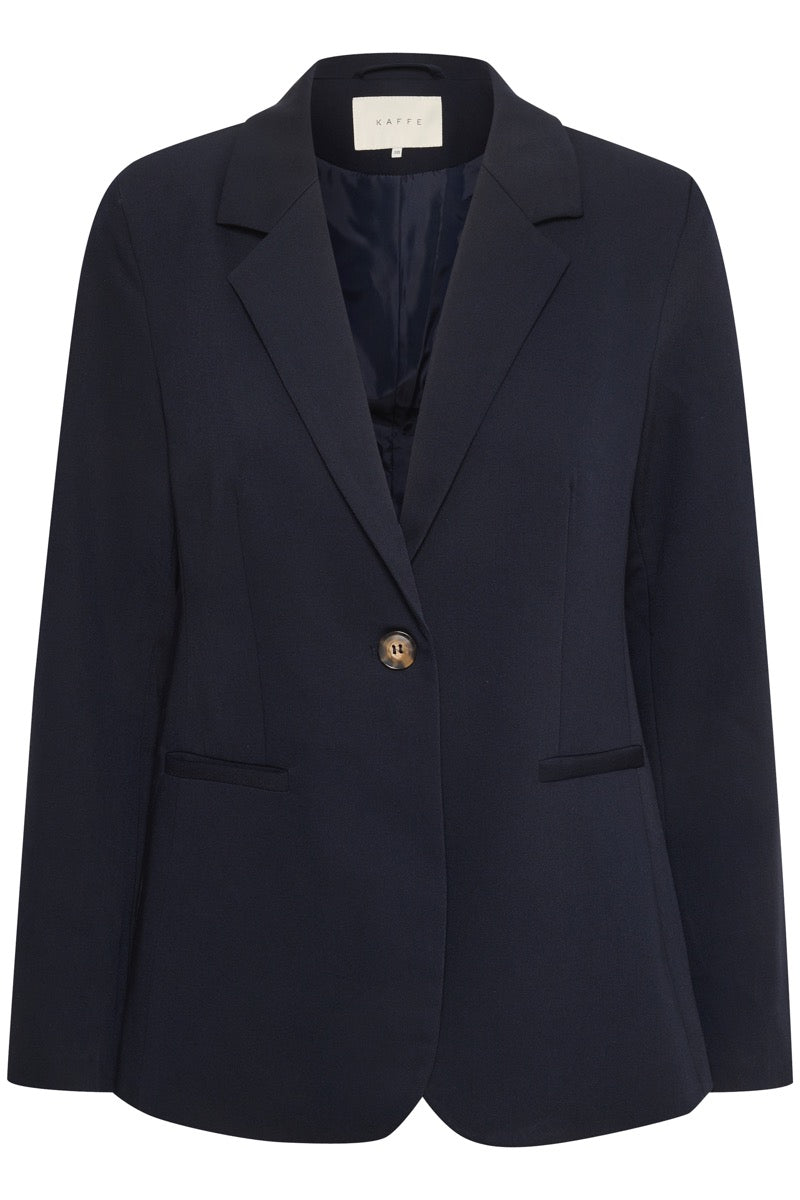 KAFFE Sakura Blazer Midnight Marine Blå