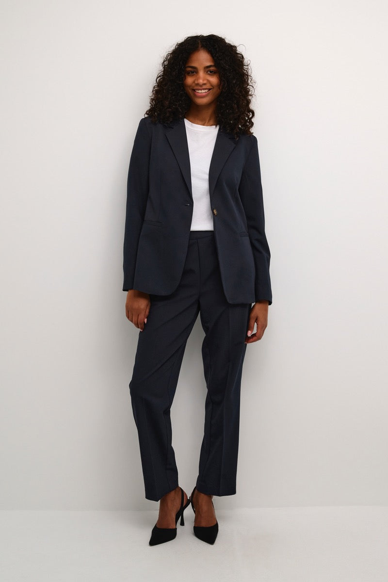 KAFFE Sakura Blazer Midnight Marine Blå