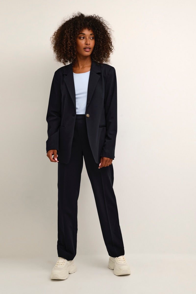KAFFE Sakura Blazer Midnight Marine Blå