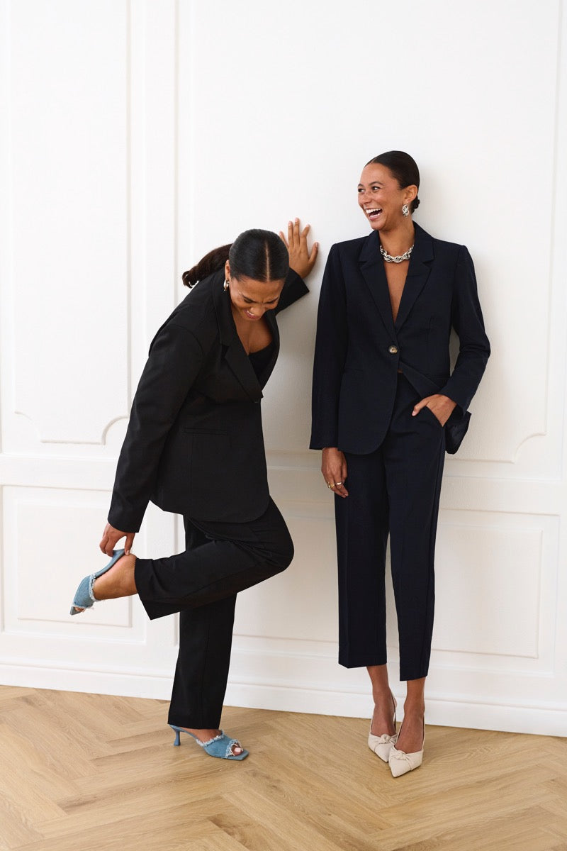 KAFFE Sakura Blazer Midnight Marine Blå