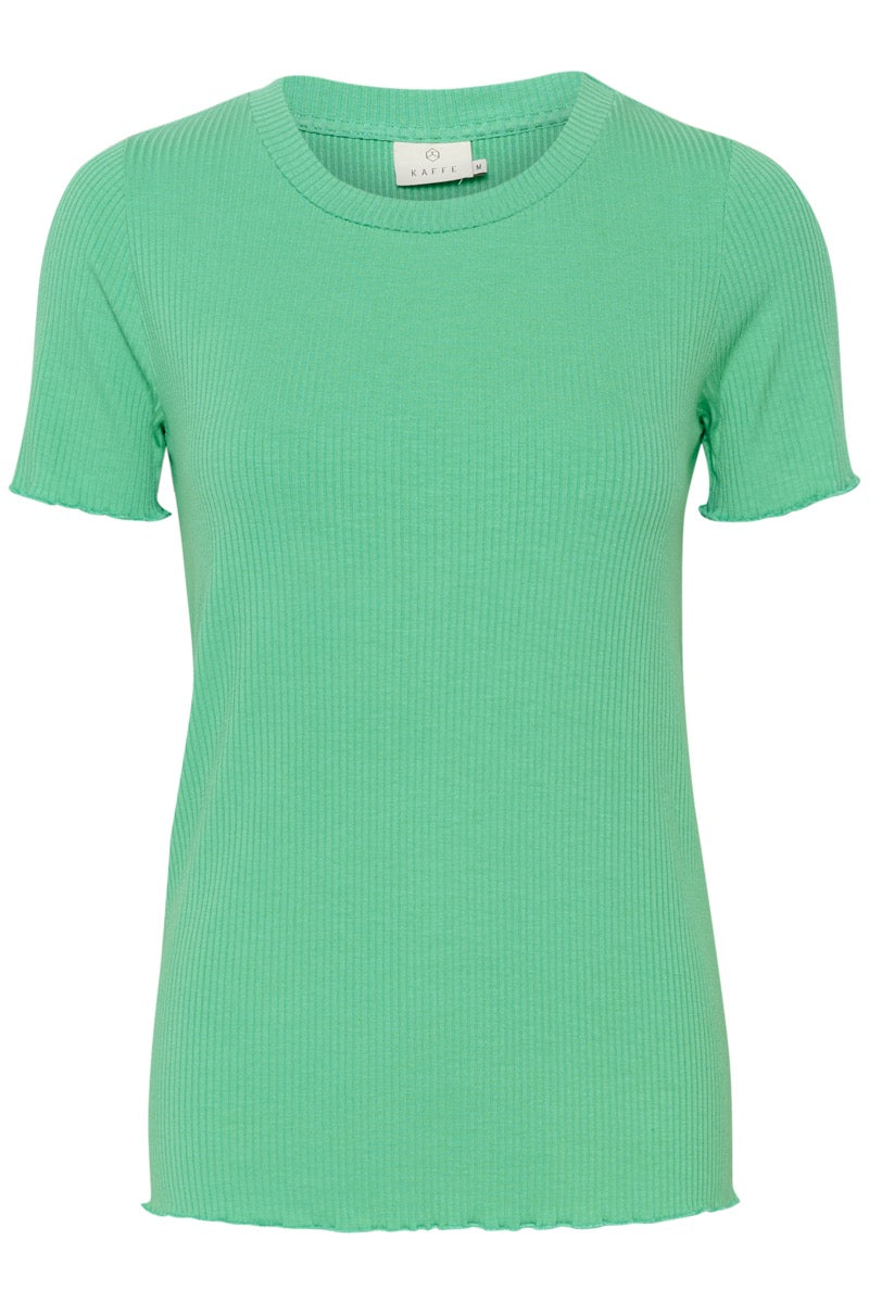 KAFFE Drew T-shirt Gumdrop Grøn
