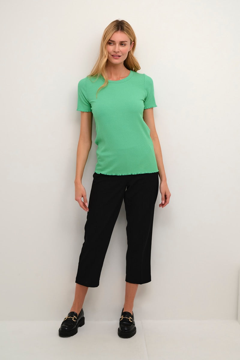 KAFFE Drew T-shirt Gumdrop Grøn