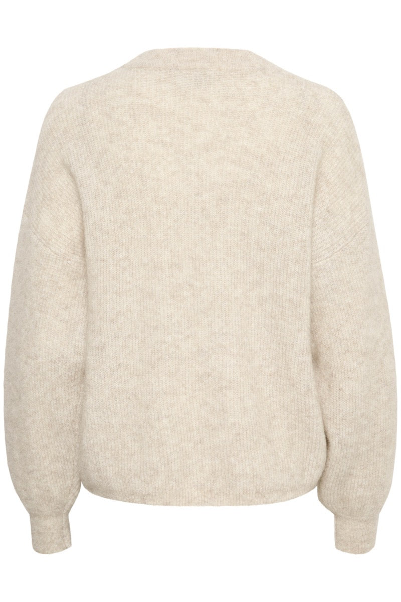 KAFFE Loraine Pullover Feather Grå