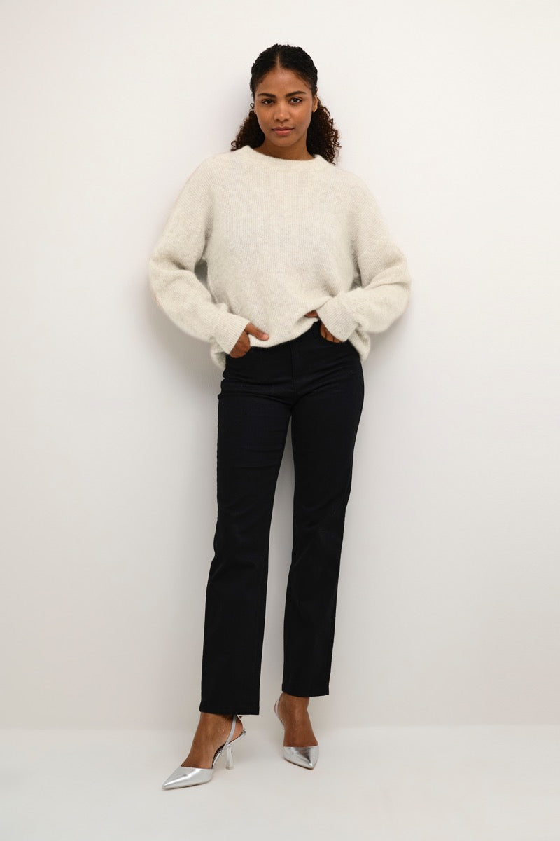 KAFFE Loraine Pullover Feather Grå