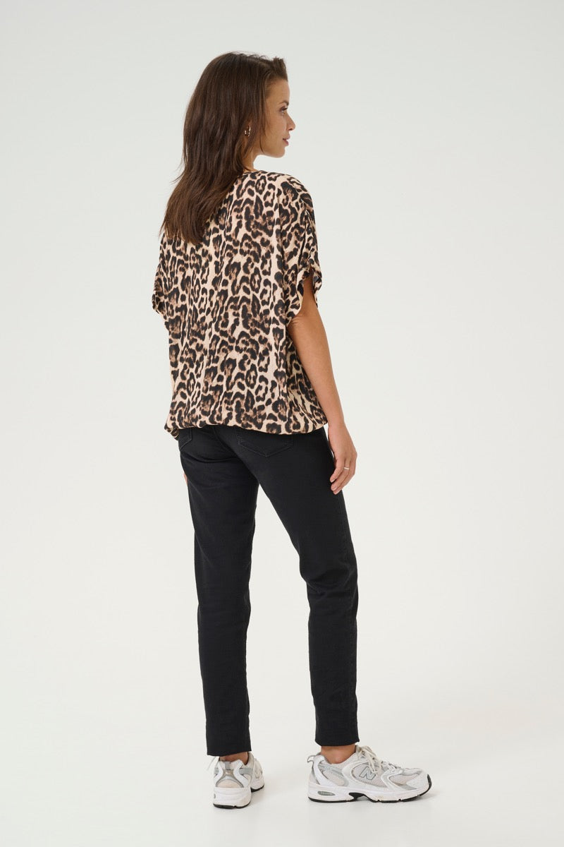 KAFFE Amber Bluse Leopard