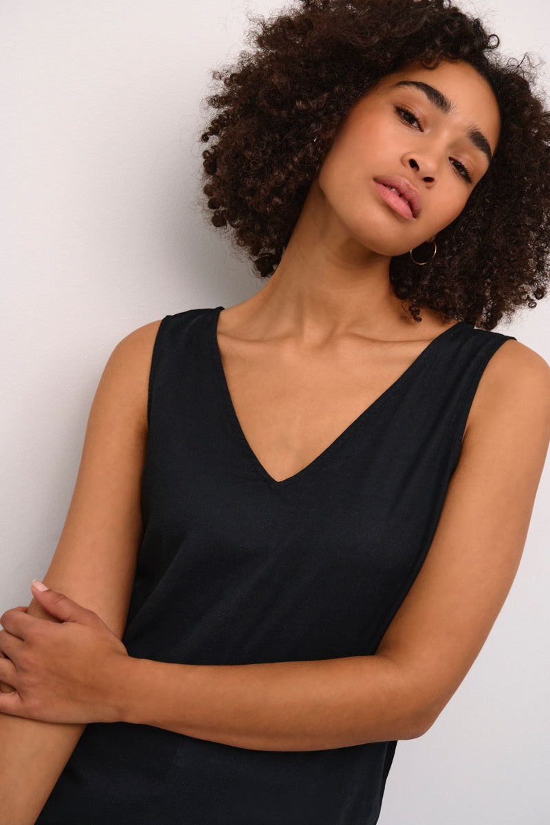 KAFFE Milia Top Deep Sort