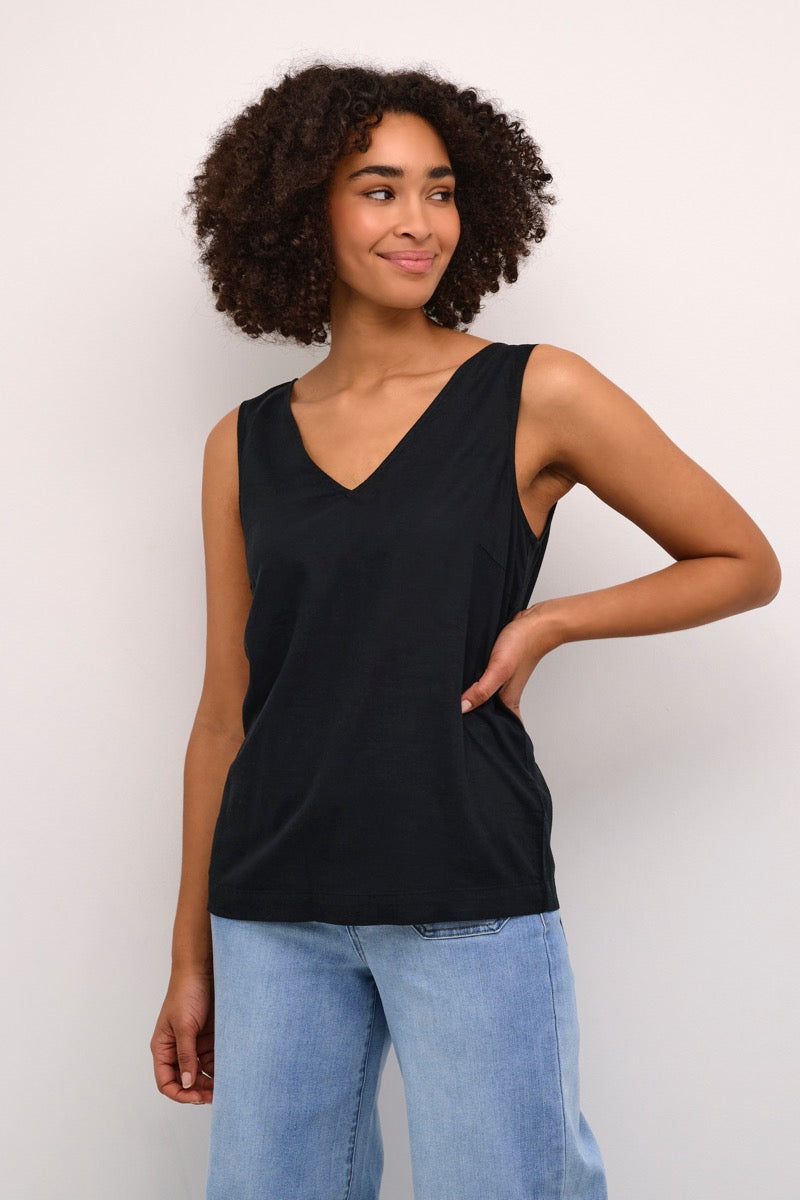 KAFFE Milia Top Deep Sort