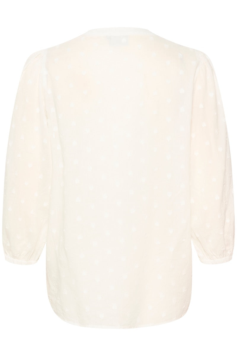 KAFFE Jollia Bluse Chalk Offwhite