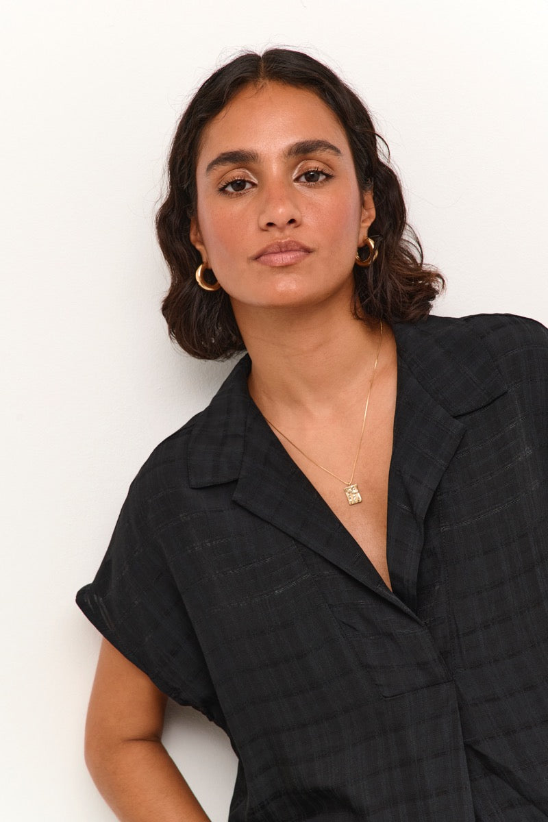 KAFFE Juliane Bluse Deep Sort