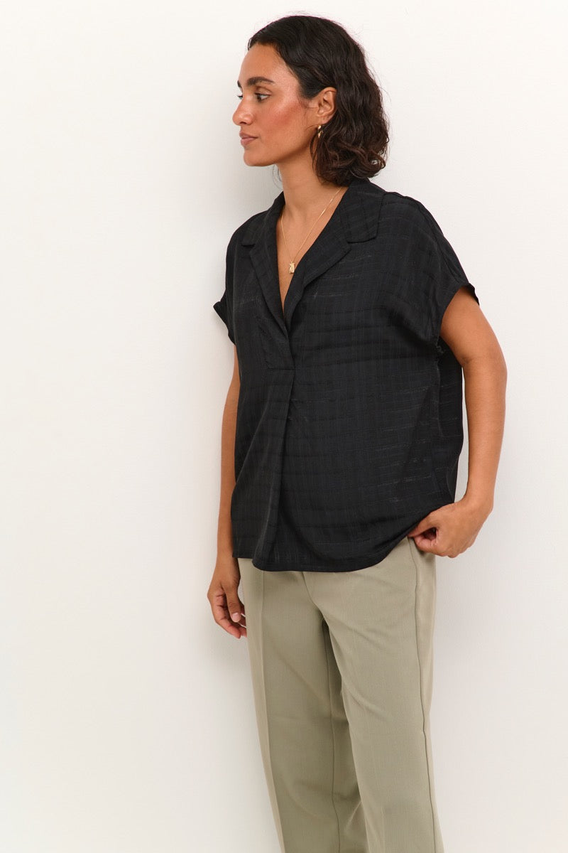 KAFFE Juliane Bluse Deep Sort