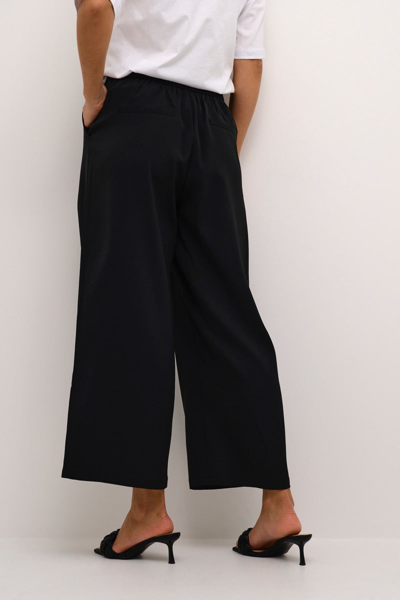 KAFFE Mille Cropped Bukser Deep Sort