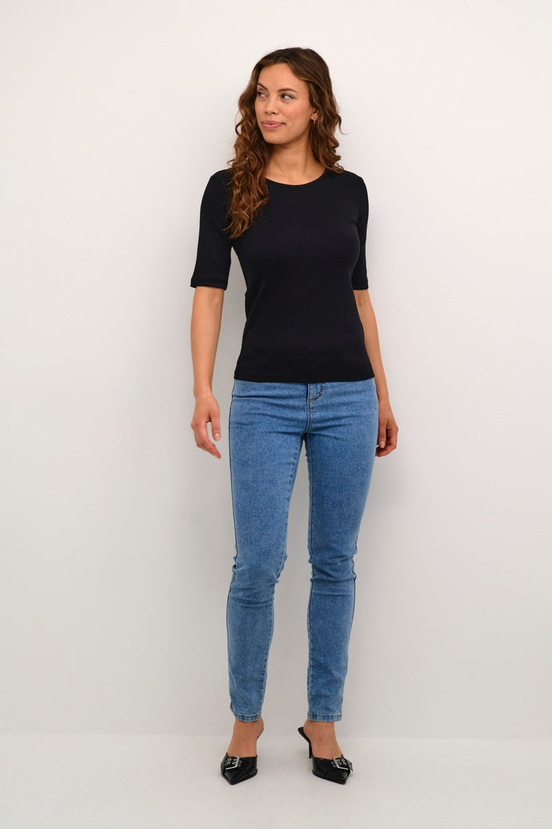 KAFFE Carna T-shirt Deep Sort