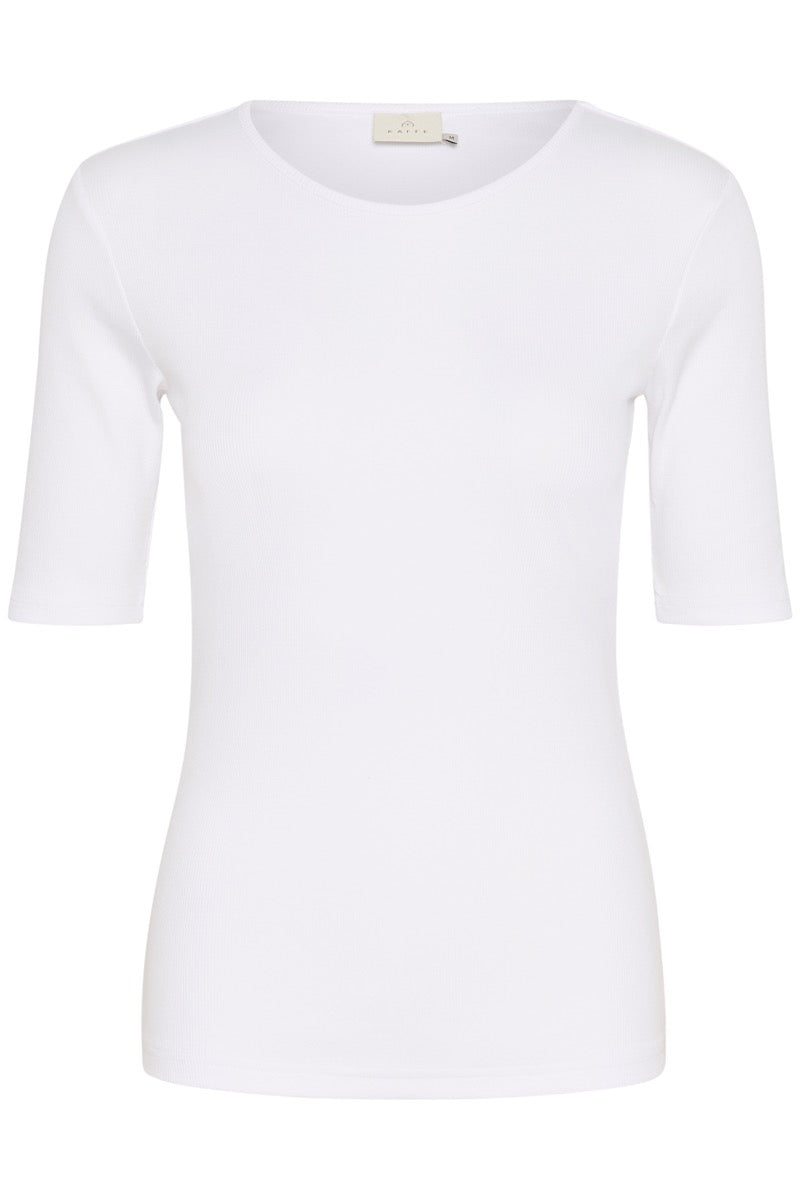 KAFFE Carna T-shirt Optical Hvid