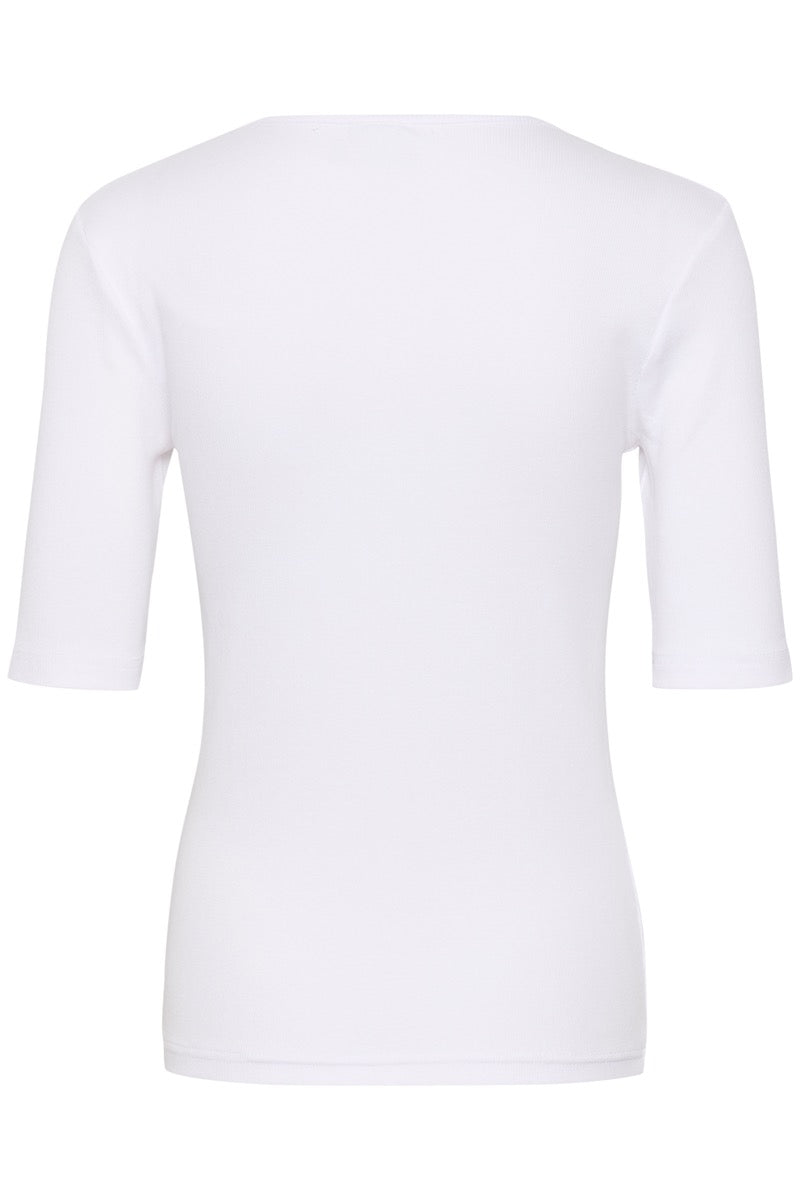 KAFFE Carna T-shirt Optical Hvid
