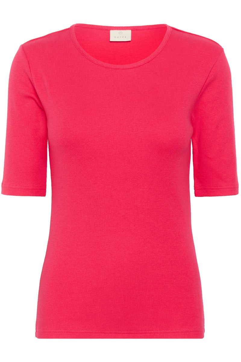 KAFFE Carna T Shirt Raspberry