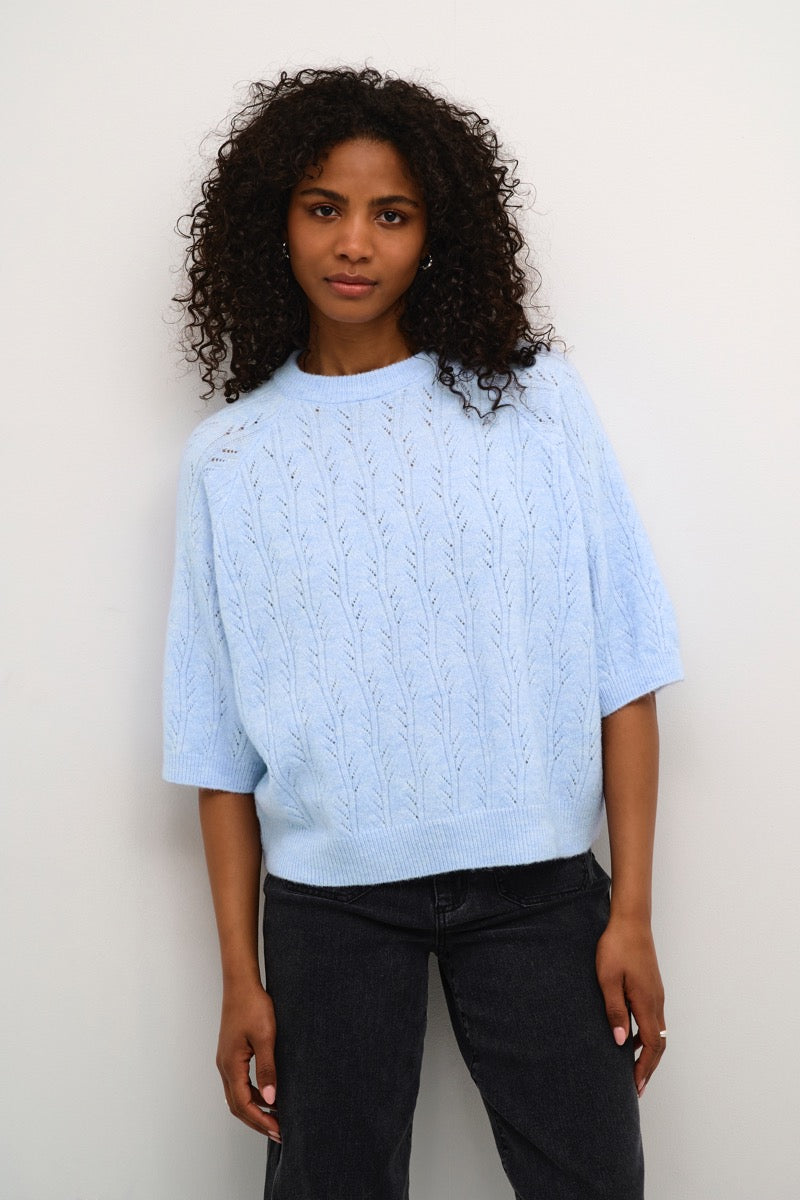 KAFFE Tella Pullover Windsurfer Blå