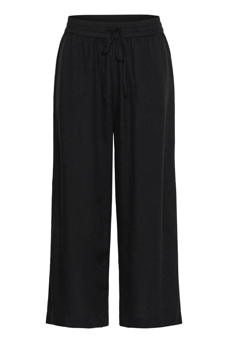 KAFFE Milia Bukser Wide Cropped Deep Sort