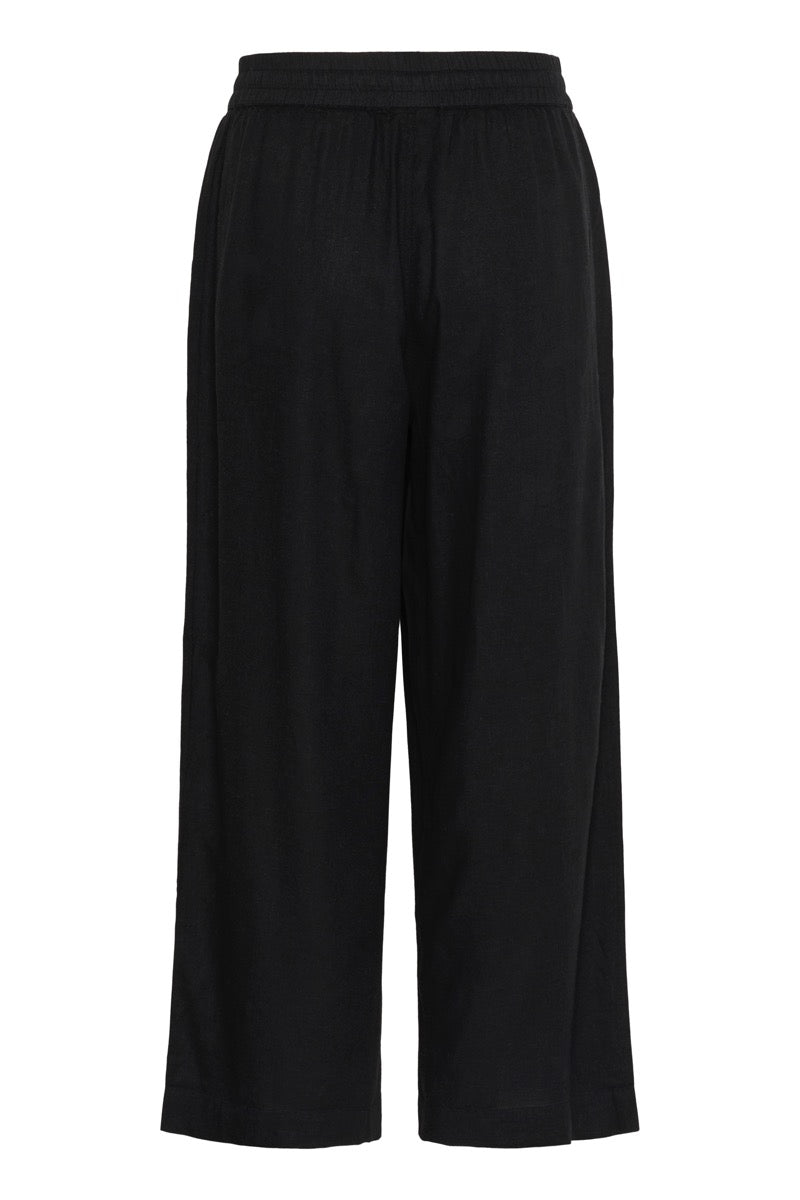 KAFFE Milia Bukser Wide Cropped Deep Sort