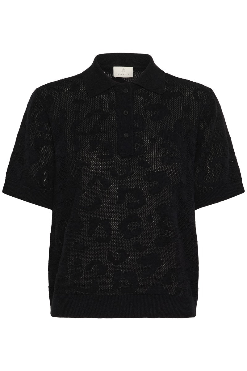 KAFFE Abela Strik Polo Deep Sort