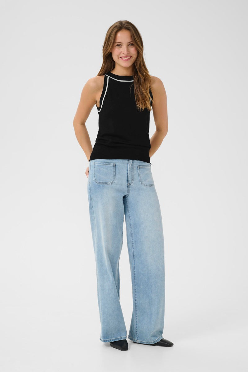 KAFFE Mally Pullover Deep Sort