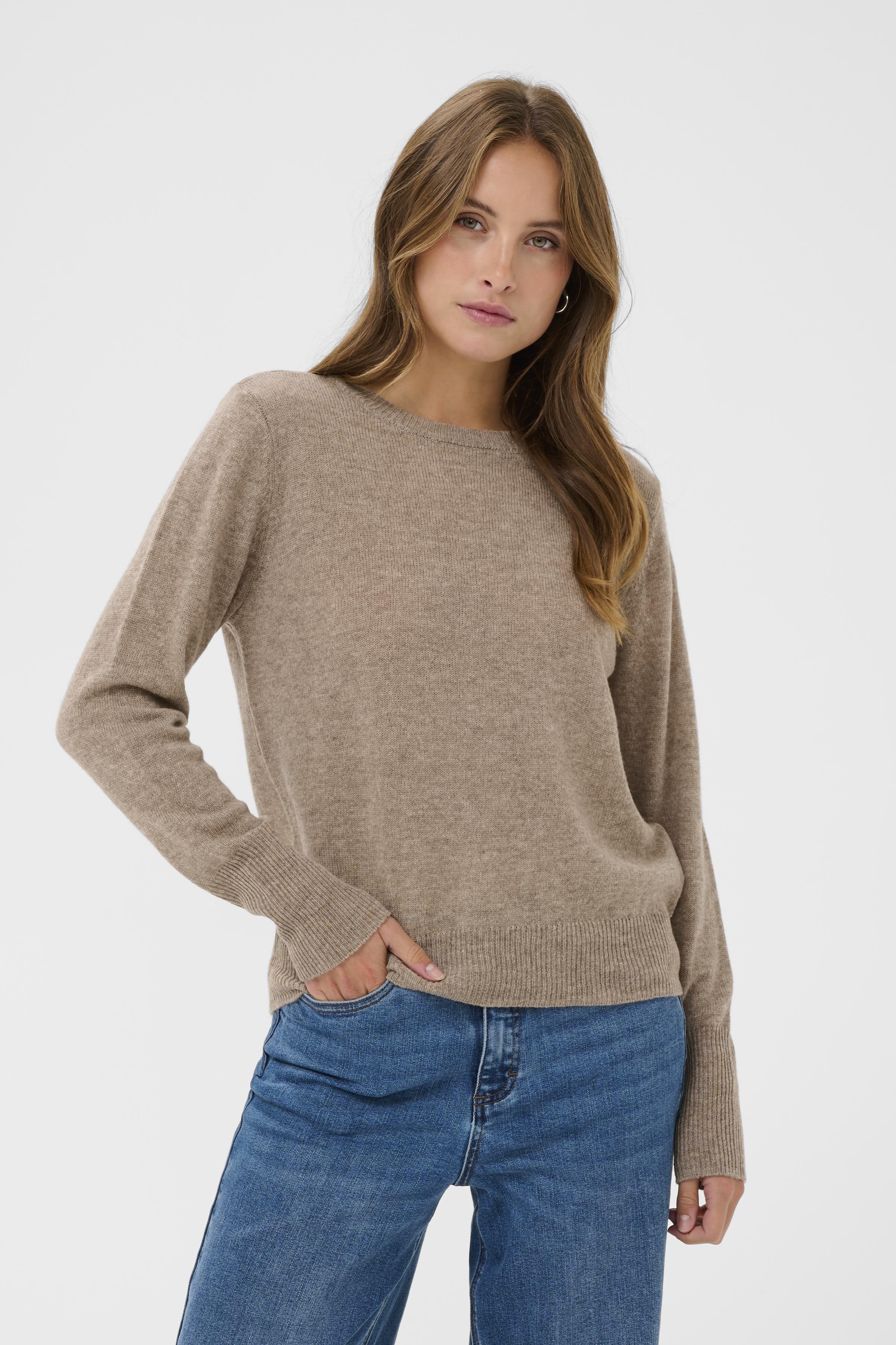 KAFFE Cashie Pullover Coffee Brun