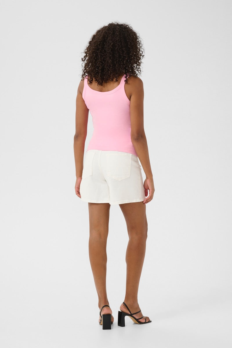 KAFFE Carna Tank Top Stones Prism Lyserød
