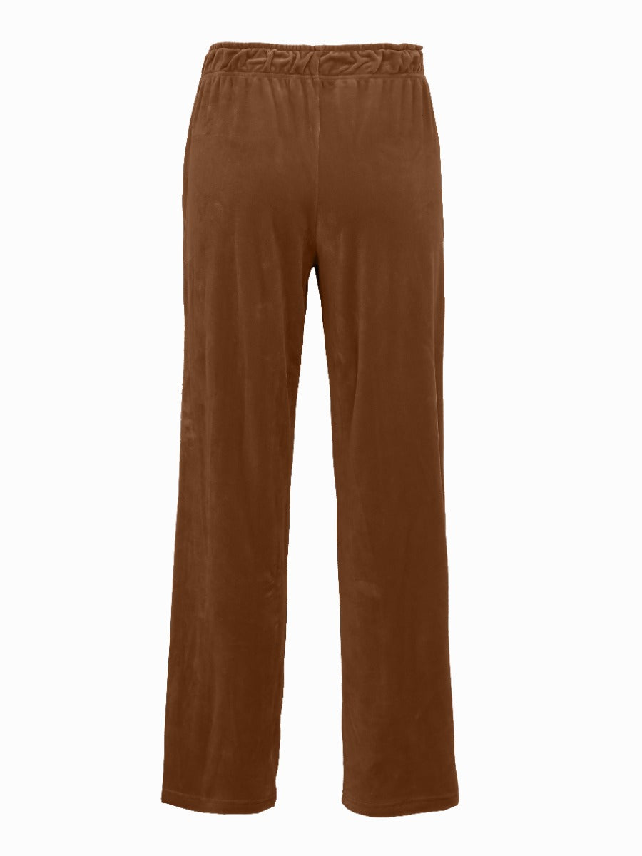 Rosemunde Relax Bukser Dark Camel