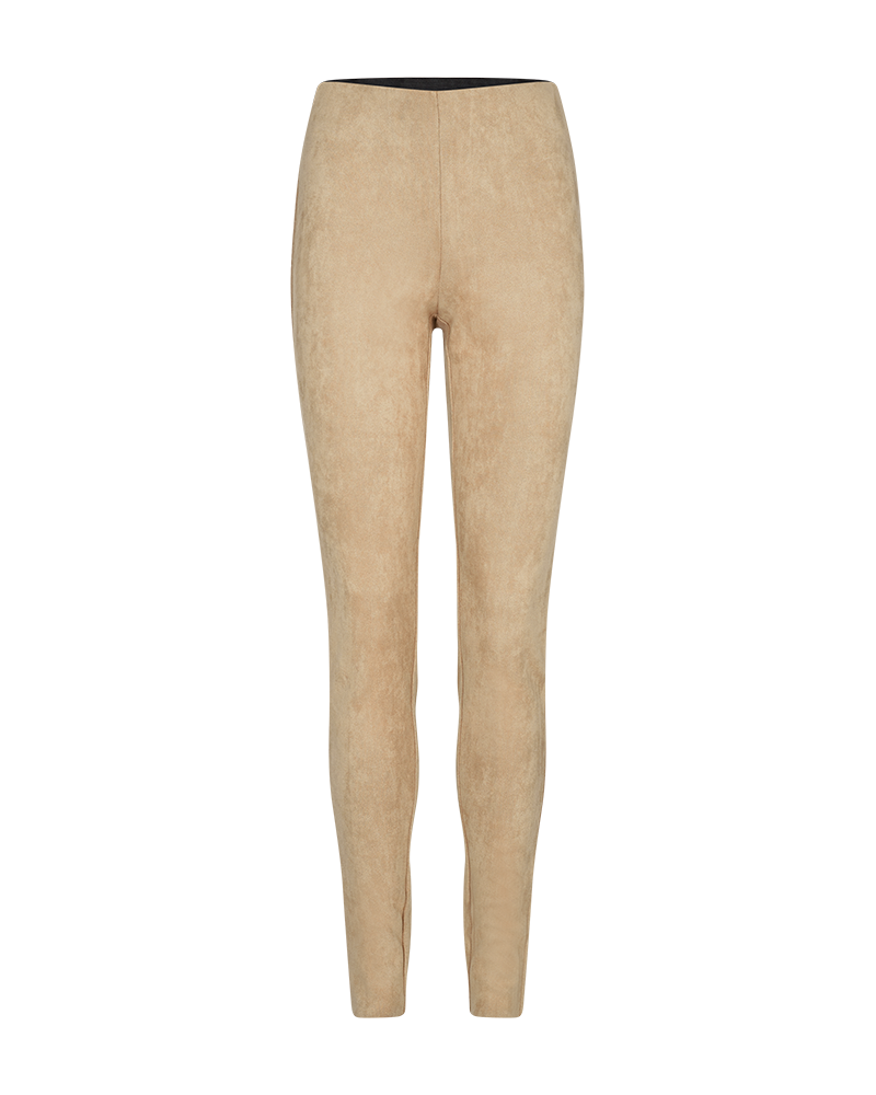 Freequent Lexie Bukser Suede Silver Mink