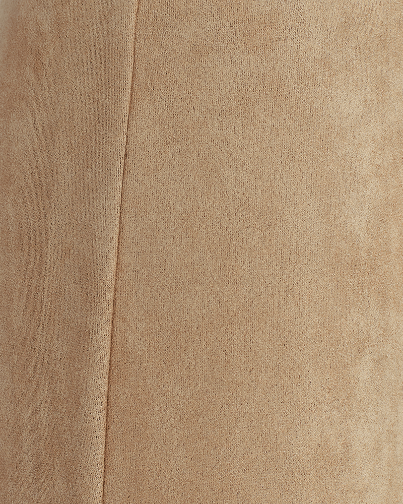 Freequent Lexie Bukser Suede Silver Mink