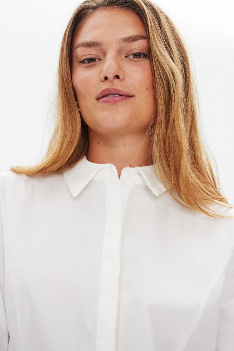 Freequent Oriana Skjorte Off White