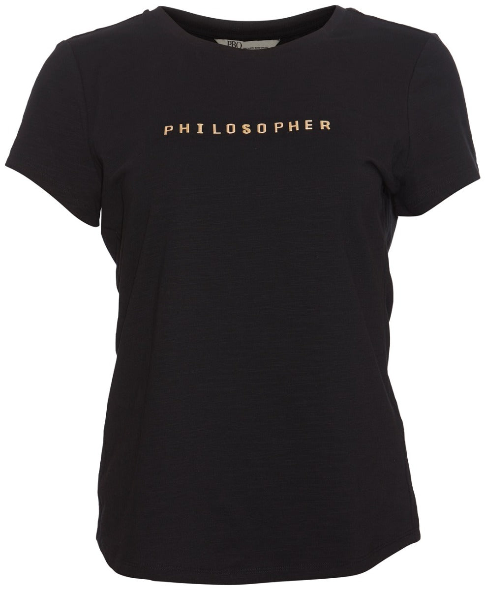 PBO Philosopher T Shirt Sort