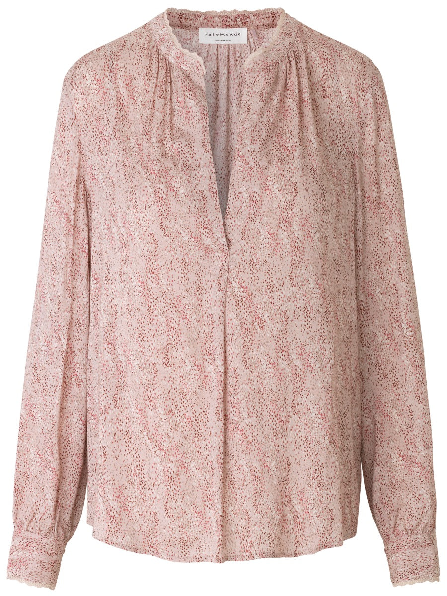 Rosemunde Copenhagen Bluse, Vintage Flickering Dots