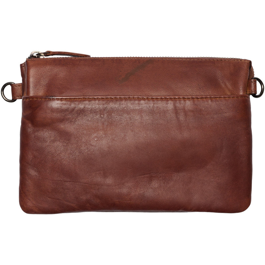 Orchid Taske med Rem Dark Cognac