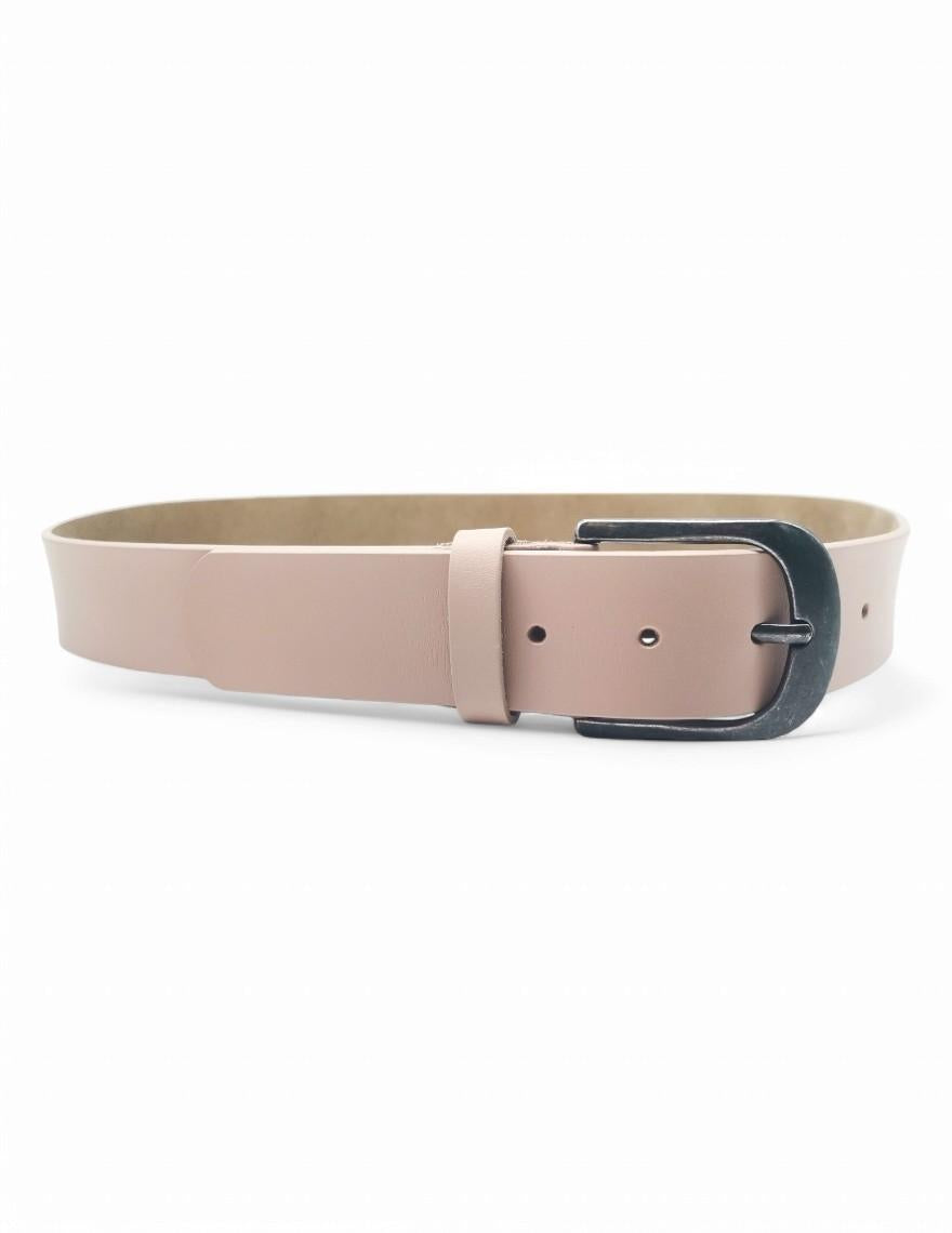 Löwenstein Bælte Glat 40mm Rosa Mørk Metal