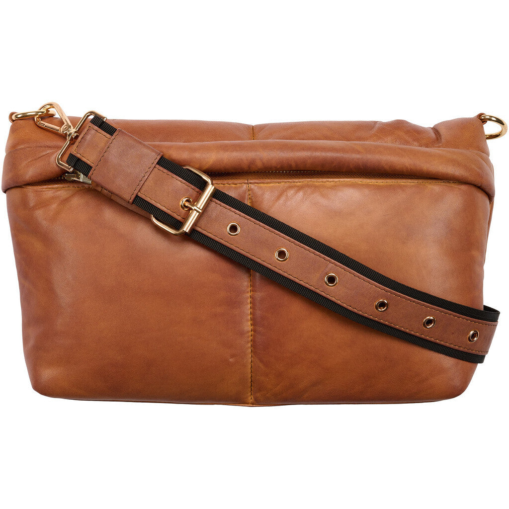 ORCHID Crossbody Cognac w Gold