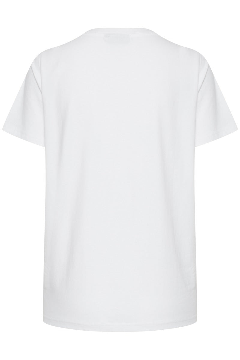 Fransa Zashoulder T-Shirt Hvid